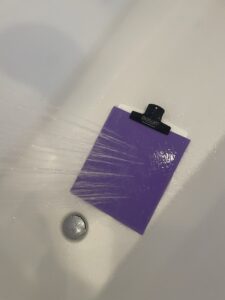 Washing out the stencil