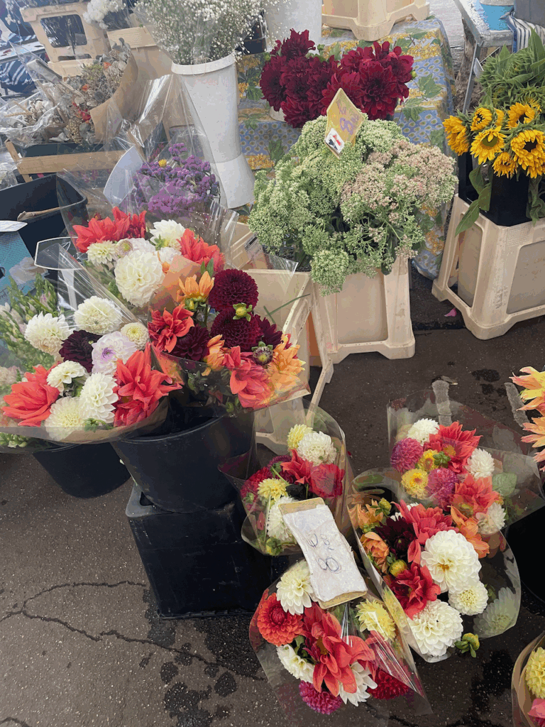 a flower stand